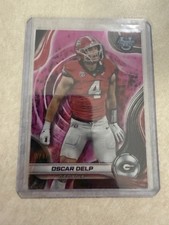 2024 Bowman's Best University Oscar Delp #27 Pink Lava Refractor /100 Saints