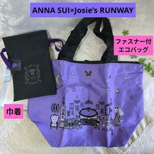 Anna Sui x Josie S Runway Eco Bag With Drawstring Women Collaboration Rare Anime