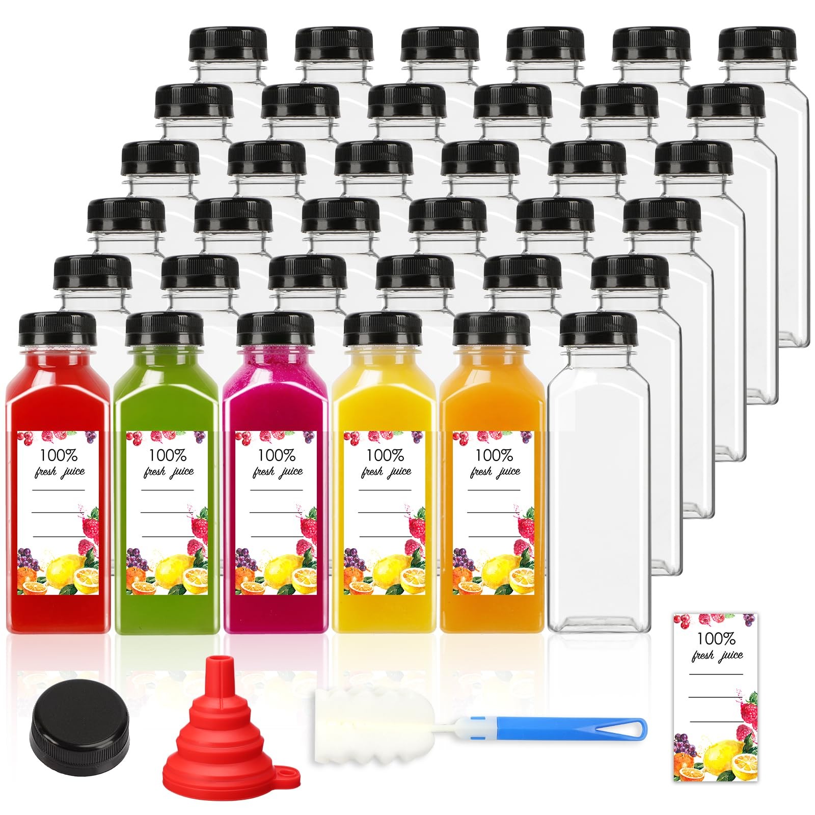 Caps Bulk Clear Beverage Milkshake