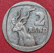 South Africa  2004  2RAND,  Greater Kudu-Foreign Coin 23mm