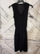 Ann Taylor Women Black Casual Dress Small Petite