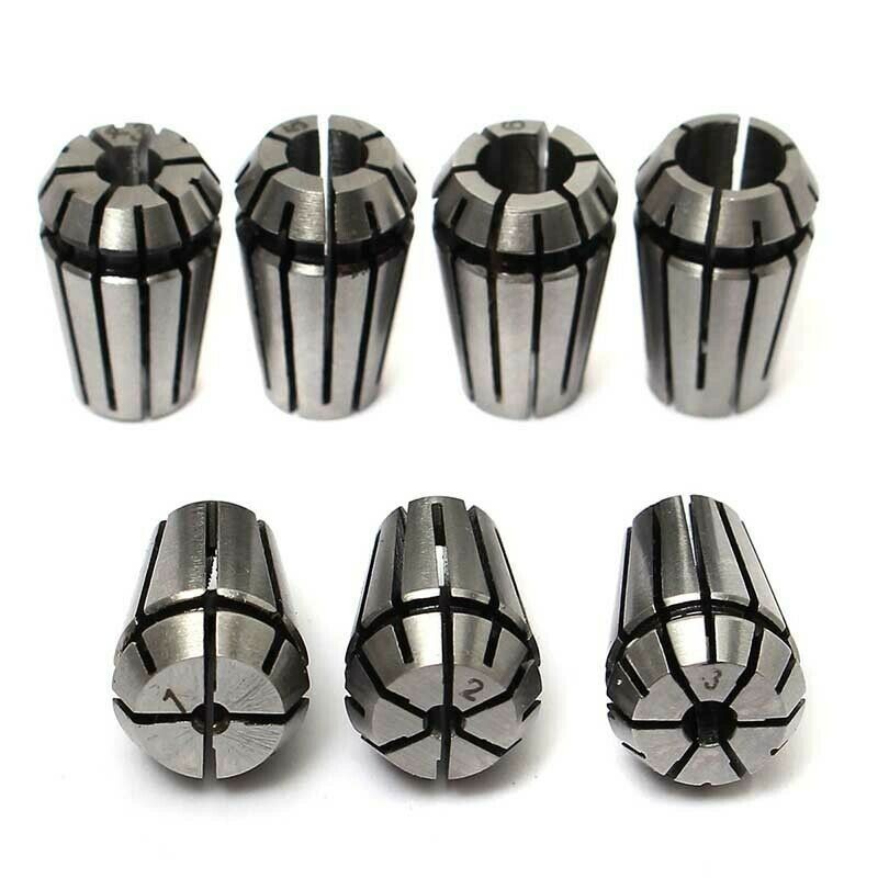 Cnc Spring Making Machine 7x ER11 Spring Collet Chuck Set For CNC Milling Lathe Tool Engraving ...