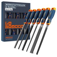 Presch Feilenset Holz Und Metall 6Tlg. 200Mm | Feilen Satz | Raspel Satz