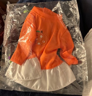 fall pumpkin outfit for American girl dolls