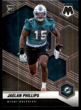 Jaelan Phillips 2021 Panini Mosaic #350 Dolphins NFL READ FREE SHIP AutographDen