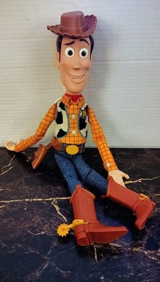 Disney Thinkway Toy Story Sheriff Woody Pull-String Talking Figure Doll  Read 