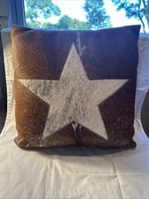 15X15 Cowhide Pillow Cover
