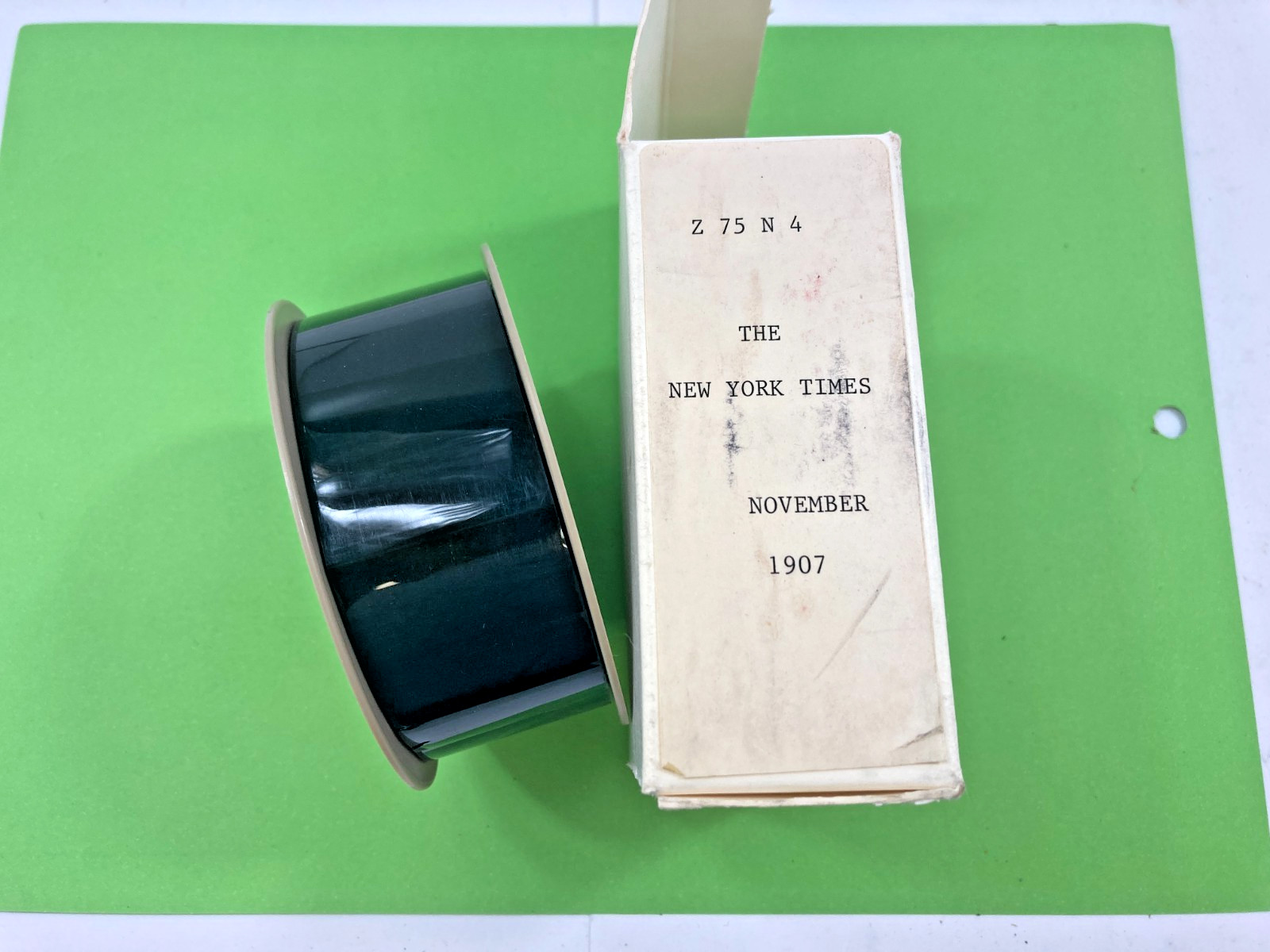 November 1907 ~ The Complete Month Of The New York Times On Microfilm