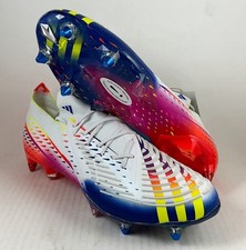 Size 11 Adidas Mens Rare Predator Edge.1 L SG GW1014 White Soccer Cleats Shoes