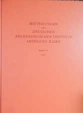 Ancient Egypt: Mitteilungen des deutschen Archaologisches Institut-Kairo 41