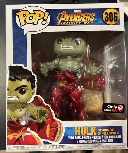 Funko Pop Avengers: Infinity War - Hulk in Hulkbuster #306 (Gamestop Exclusive)