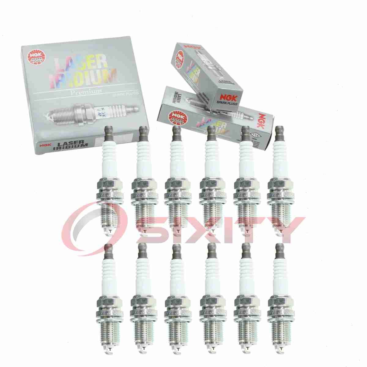 12 pc NGK Laser Iridium Spark Plugs for 1998-2002 Mercedes-Benz SL600 6.0L hx