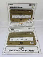 2 Packs Pioneer RMW-5 Top Load 12x12 Memory Scrapbook White Refills New Sealed