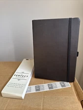 BK Perfect Flexible Weekly/Monthly Planner Agenda Black Faux Leather