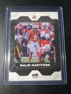 #B-42 - Malik Hartford - Onit Ohio State University Black Football 2025 - Base