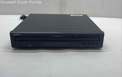 Onkyo Model DV-CP701 Black Portable Multi-Disc Player DVD Changer Not Tested