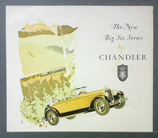 1928 Chandler Big Six Series Sales Folder