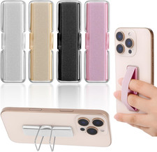 Phone Strap Grip Holder Finger Loop Kickstand Adhesive Flat Phone Stand 4-Pack