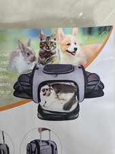 4 Sides Expandable Pet Carrier, Airline Approved Soft-Sided Dog Cat Carrier B...