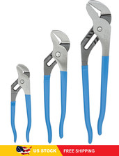 Channellock GS-3 Tongue & Groove Pliers Set, 3pc 6.5–12in High Carbon Steel