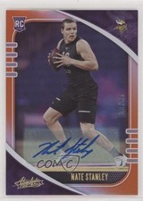 2020 Absolute Rookie Signatures Orange Spectrum 22/60 Nate Stanley #182 Auto 7m3
