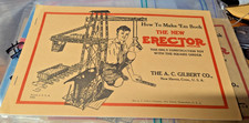C 1948 LARGE 12 1/2 CATALOGUE A.C. GILBERT ERECTOR SET MANUAL WALKING GIANT REPR