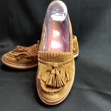 Baretraps Womens Valina Slip-on Shoes Size 8.5M Brown Tassel Closed-toe Casual