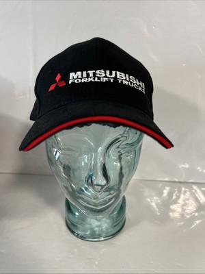 Mitsubishi Baseball Cap Gabelstapler schwarz rote Keder Einheitsgröße