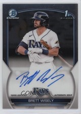 2023 Bowman Chrome Prospect Auto Brett Wisely #CPA-BW Auto 19fe
