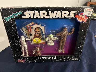 Star Wars Bend-ems 4 Piece Gift Set Chewbacca Yoda Wicket Stormtrooper NEW