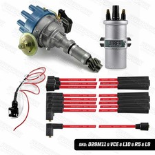 Rover P5 P6 V8 Lucas 35D Distributor Viper Ignition Coil 8mm Red HT Leads 3.5 L 