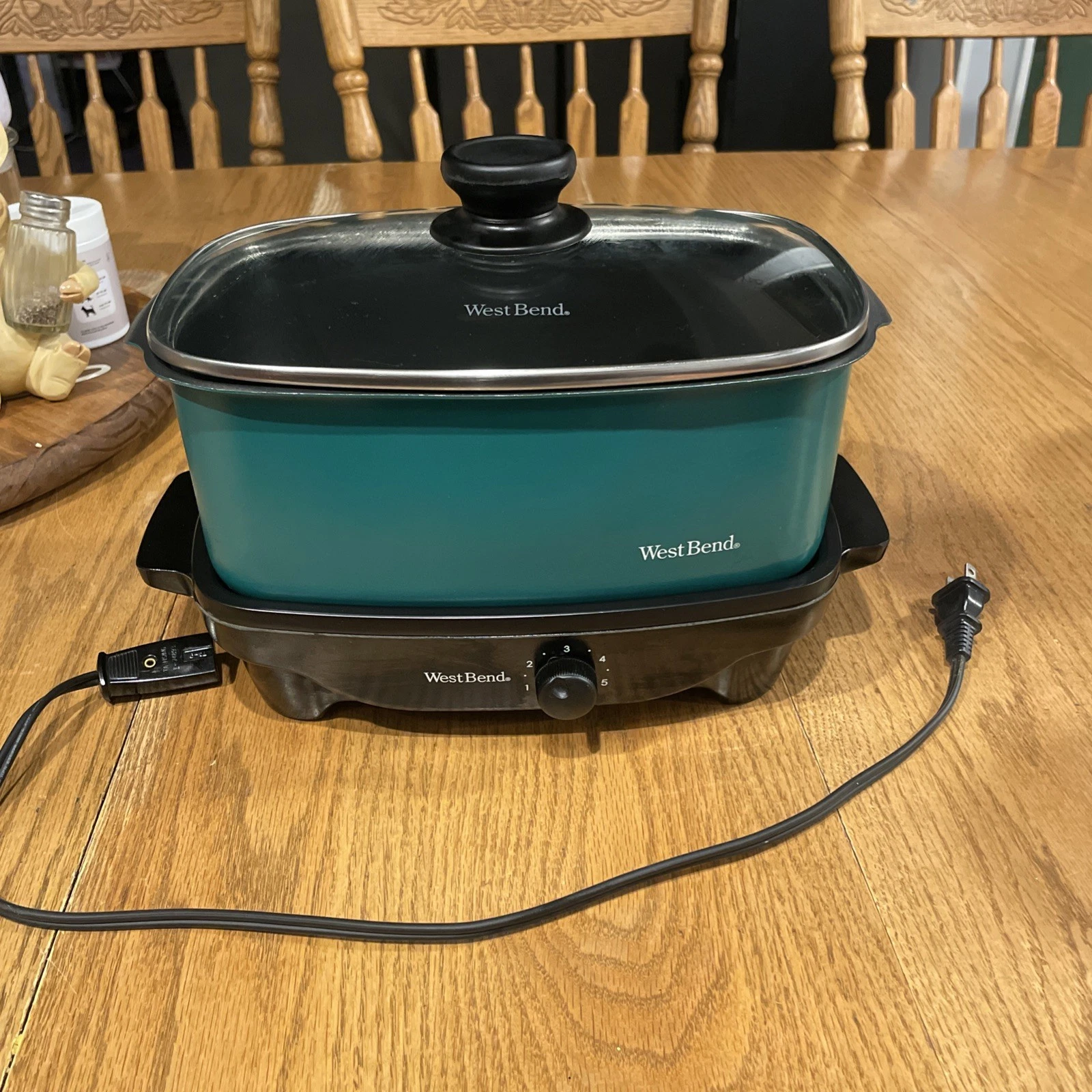 West Bend 5 Qt Versatility Slow Cooker Green Griddle Carrier 84915R
Opens in a new window or tab