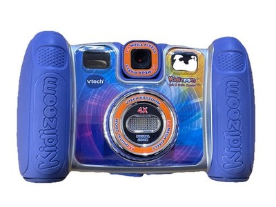 Vtech Kidizoom blue Twist Plus camera 4x Zoom 2.0 Megapixels With 4x Batteries 