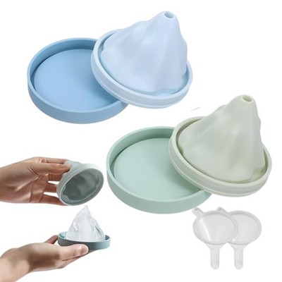 Silicone Snow Mountain 3D Ice Cube Mold Fun Shapes, Large Craft Silicone Ice ...