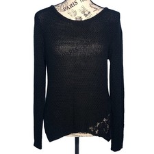 Brixon Ivy SMALL Darla Lace Asymmetric Hem Sweater - Stitch Fix Hi Lo Pullover