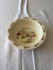 1988 Royal Doulton Bunnykins English Fine Bone China - Childs Rimmed Bowl