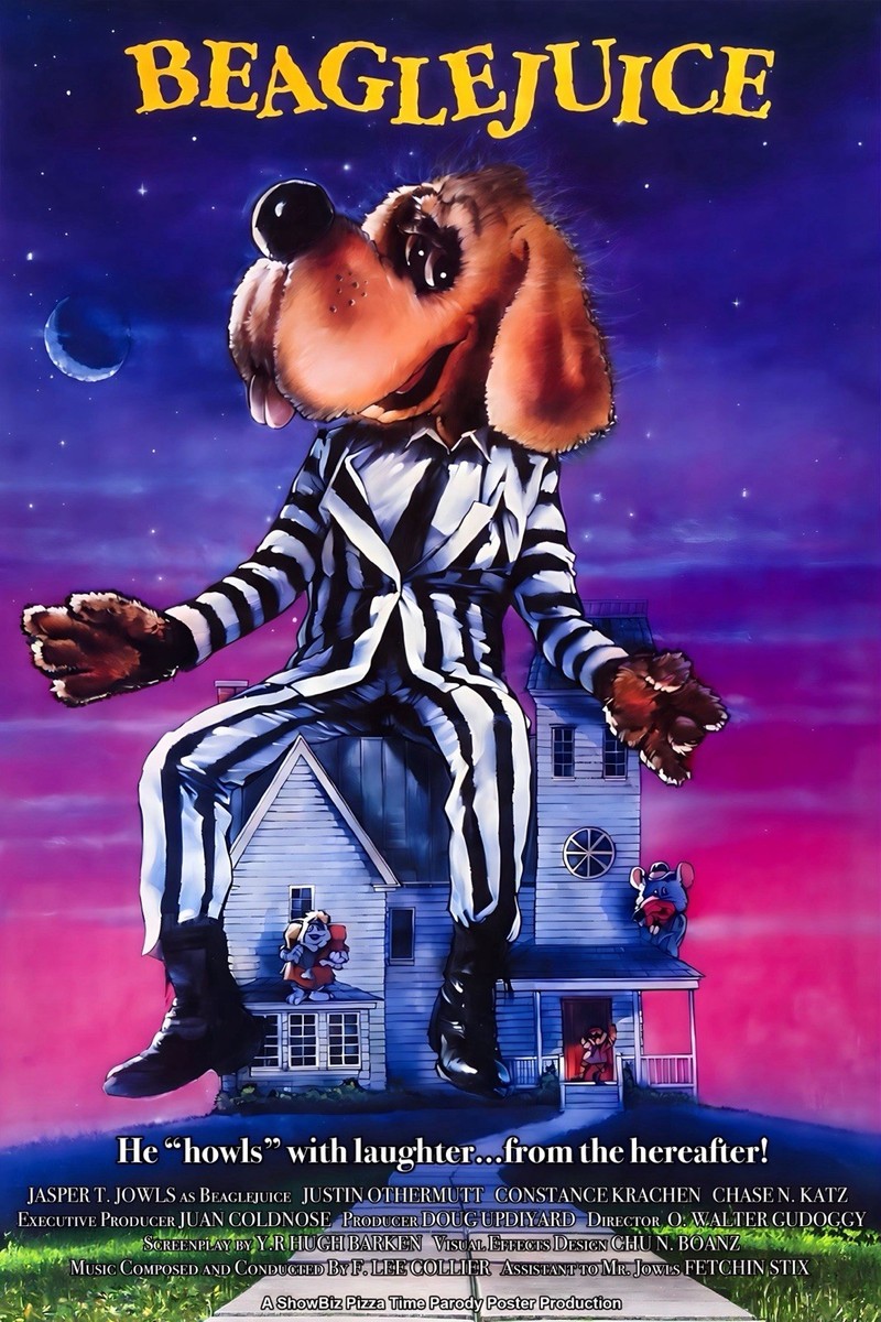 ☆ジャッキーマリーヴォーグ☆「グレートホーンオウル」ジグレー版画　5/100 SHOWBIZ PIZZA / CHUCK E. CHEESE 24”x36” POSTER - BEAGLEJUICE