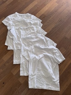 5 H&M Basic Jungen T Shirts im Set weiß 146 152 Super Zustand