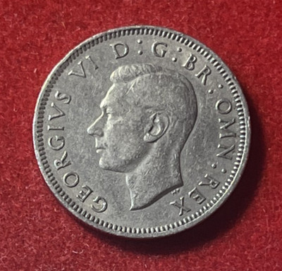Great Britain Shilling 1949 Copper-Nickel Coin KM#876 T7081