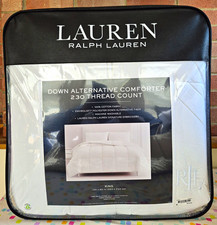 Lauren Ralph Lauren Down Alternative Comforter King White 230 Thread Count
