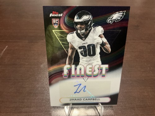 2025 Topps Finest - Rookie Finest Autographs Jihaad Campbell #RFA-JC (AU, RC)