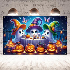 Halloween Photo Backdrop, Halloween Decorations for Home Decor