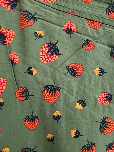 35 von 52 Conversations by Anthropologie Rock grün Wickel Erdbeeren Gr. XL - Bild 3 von 14