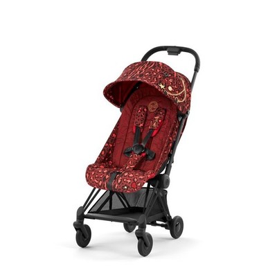 Cybex Coya MattBl Rockstar - Kinderwagen - Rosenrot Red - UVP 749,95  