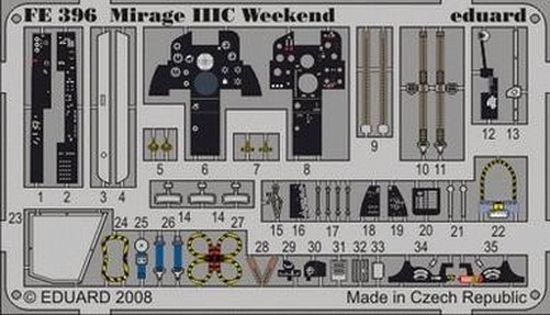 Eduard FE396 1/48 Mirage IIIC Weekend for eduard