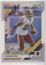 2019 Panini Donruss Press Proof Silver Die-Cut 51/75 Jordan Reed #191 fz4