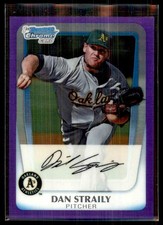 2011 Bowman Chrome Prospects Purple Refractor Dan Straily 685/700 #BCP53