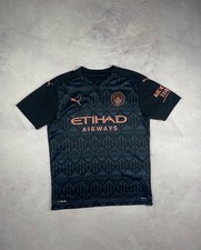 Manchester City 20/21 Away Football Shirt Puma Jersey Size M