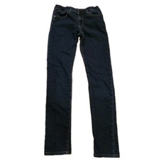 GAP Girls 14 Regular Super Skinny Stretch Jeans Dark Blue Denim