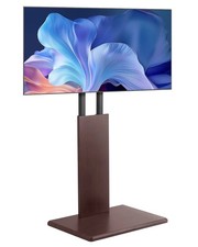 Universal TV Stand for 32-70" Screens Height Adjustable Swivel with Power Strip